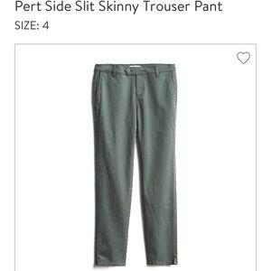 Pert slide slit trouser pants